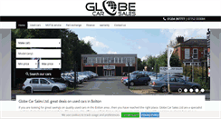 Desktop Screenshot of globecarsales.co.uk