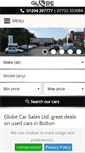 Mobile Screenshot of globecarsales.co.uk